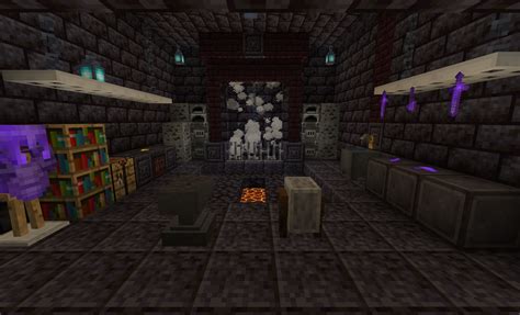 Just Finished My Netherite Forge Area Rminecraft