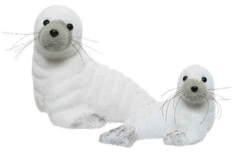 Set Of 2 Seals Animals