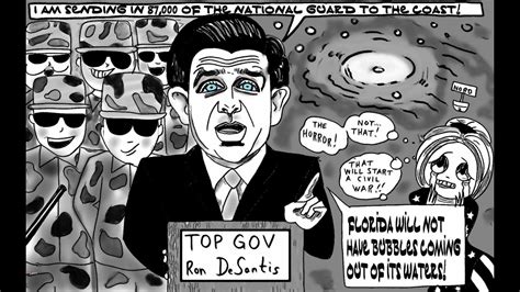 Drawing Political Cartoon Nft With Clipstudio Paint Ron Desantis Youtube