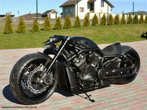 Black Knight Harley Davidson Night Rod Motos Harley Davidson Custom