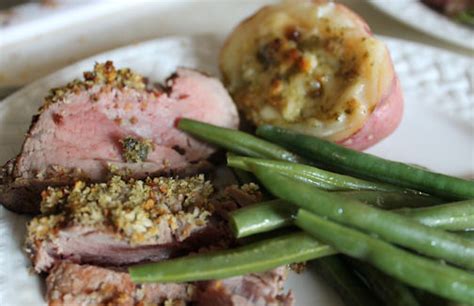 Olive oil or grapeseed oil. Pesto Encrusted Beef Tenderloin - Just~One~Donna