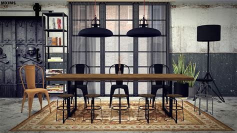 Thanks to @mxims @sanoysims @novvvas @yumiaplace @dreamteamsims @pralinesims @bluehoppersimming gia the sim | @giathesim mxims decorative sweater and shirt gucci conversion recolors. Industrial Dining Conversions by MXIMS - Liquid Sims