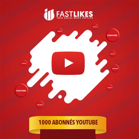 1000 Abonnés Youtube Fastlikes