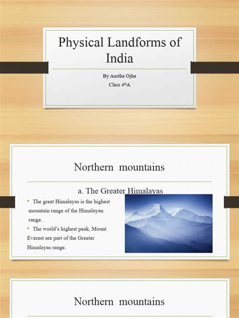 Physical Landforms Of India Pdf