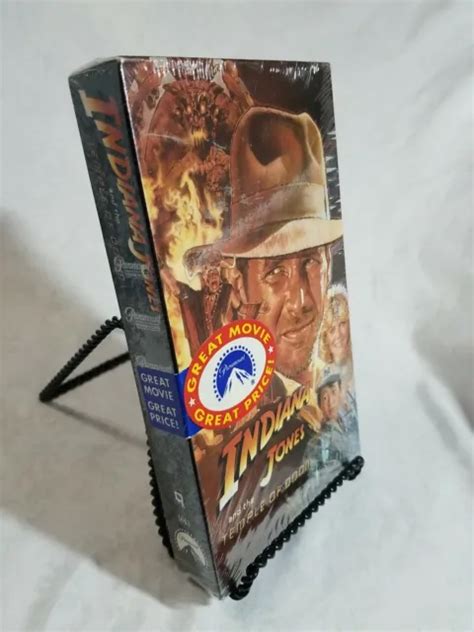 INDIANA JONES AND The Temple Of Doom VHS Tape Factory Sealed New Paramount PicClick