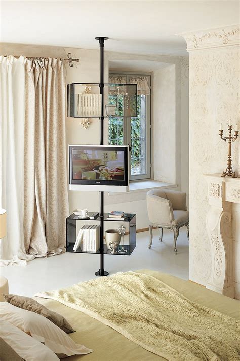 Movable tv ceiling mount sliding, swiveling & rotatable tv mount for apartments for business meeting rooms for bars & restaurants.keep an eye on your tv programme, no matter which room. Contemporary TV Stands that Redefine the Living Room