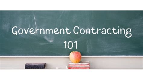 Government Contracting 101 5 Basics You Should Know