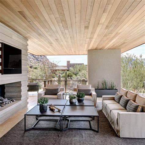 One of the material used is wood and wood composite. A Home With A Wrightian Vibe Embraces The Outdoors | Wood ...