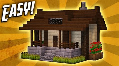 Minecraft How To Build A Small Survival House Tutorial 5