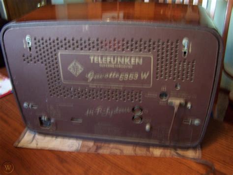 Telefunken Gavotte 5353 W Superheterodyne Tube Radio 1808032770
