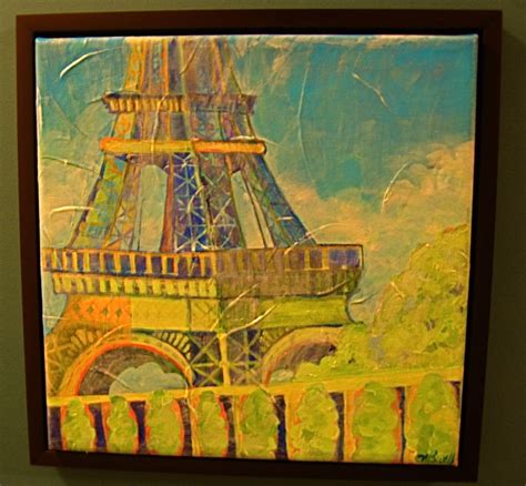 La Tour Eiffel Paris Acrylic Painting Art Paintings Acrylic Painting