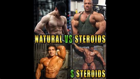 Bodybuilders The Difference Between Natural And Steroid Use