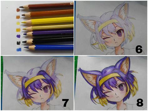 Anime Drawing Using Color Pencil Bestpencildrawing