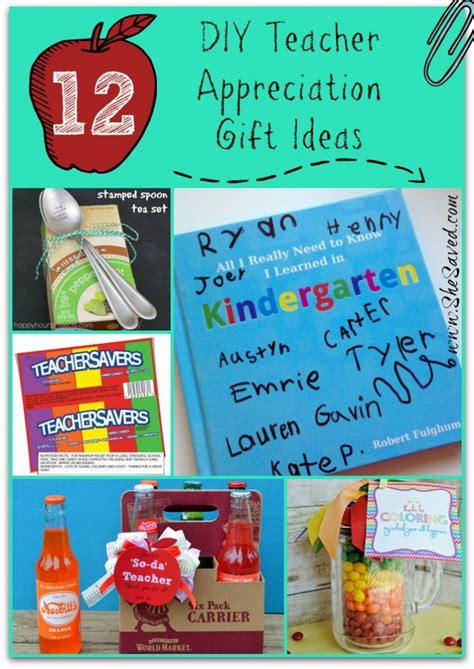 12 Diy Teacher Appreciation T Ideas Shesaved®