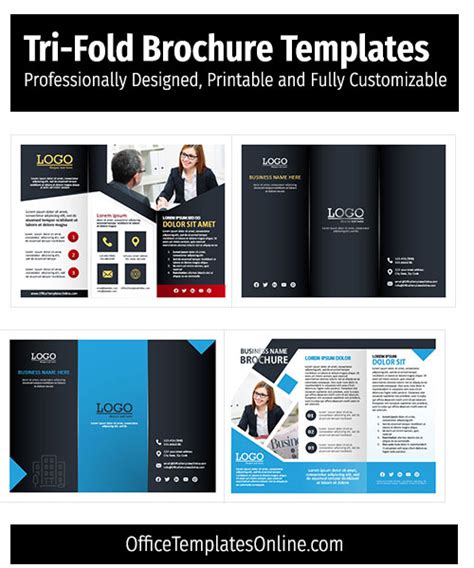 Download Free Tri Fold Brochure Templates For Ms Word