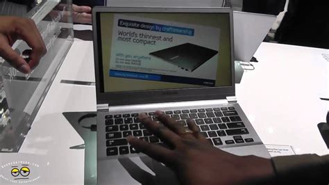 The New Samsung Series 9 Ultrabook Hands On Youtube
