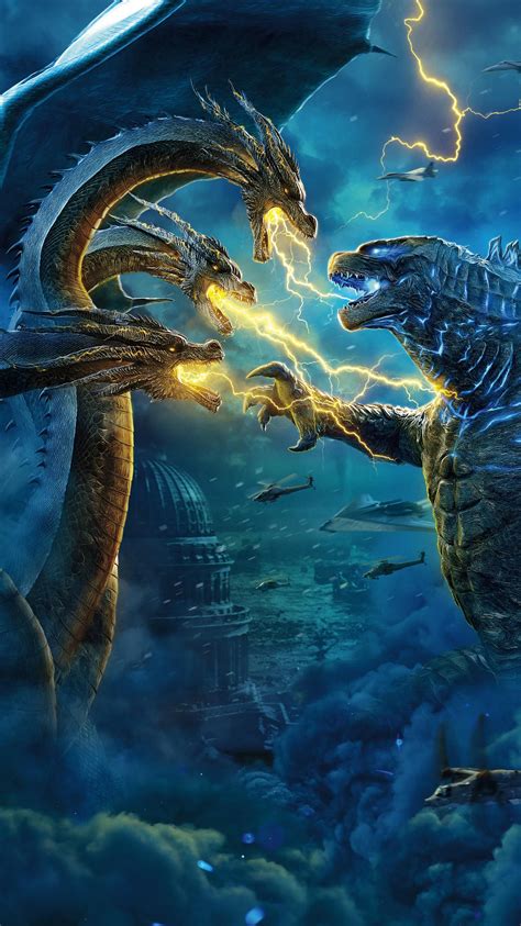 Godzilla King Of The Monsters 2019 Phone Wallpaper Moviemania