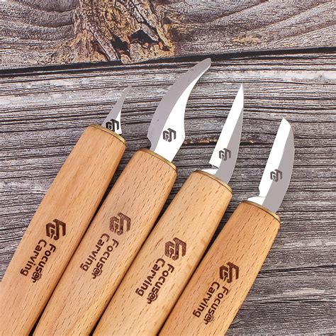Fc Best Hand Wood Carving Knife 4pcsset Can Order One Tool
