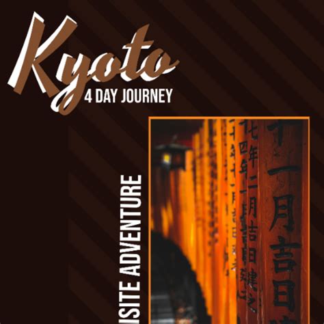 4 Day Kyoto Itinerary Template Edit Online And Download Example