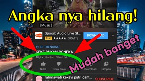 Cara menghilangkan suara di video dengan movie maker. Cara Menghilangkan Like Dan Dislike Di Video Youtube - YouTube