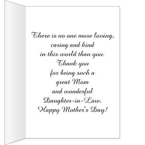 What To Write In A Mothers Day Card For Daughter In Law Mothermi