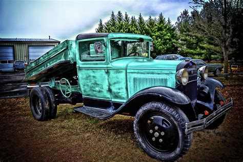 Vintage 1931 Ford Dump Truck Photograph By James Defazio Fine Art America