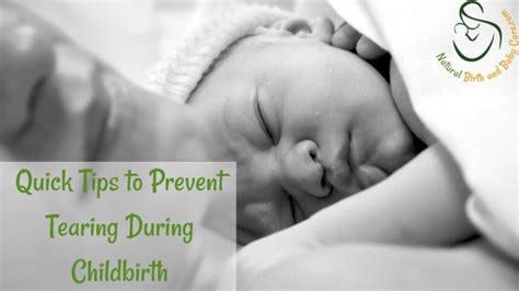 Quick Tips To Prevent Tearing During Childbirth