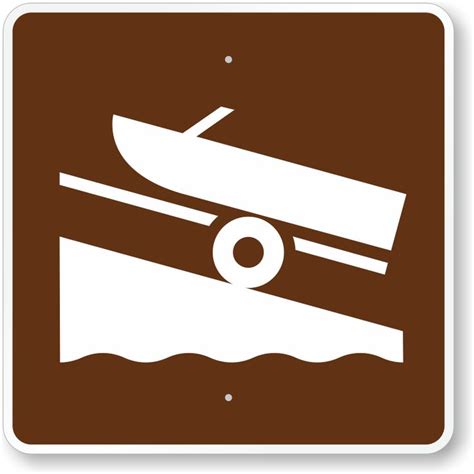 Boat Ramp Sign Mutcd Guide Sign For Campground