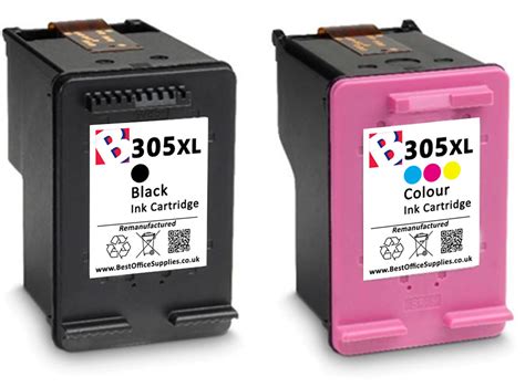 Hp 305 Xl Remanufactured Ink Cartridges Multipack High Capacity Black