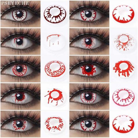 Buy Scary Halloween Contact Lenses Tokyo Ghoul Vampire Cosplay Eye