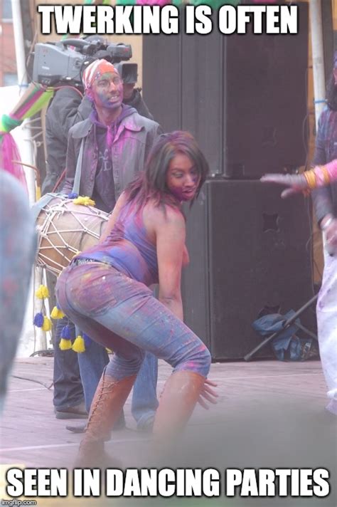 Twerking In A Music Festival Imgflip