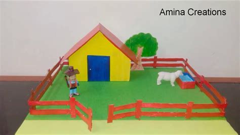 Diy Mini Farmhouse School Project Ideashow To Make Sheep And Shepherd Craft For School Project