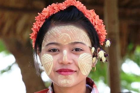 Thanakha Traditional Makeup Of The Burmese