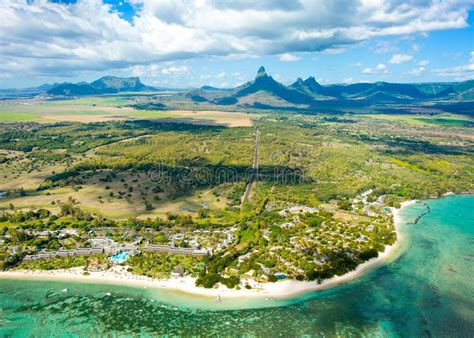 Aerial View Of Mauritius Island Stock Image Image Of Place Landscape