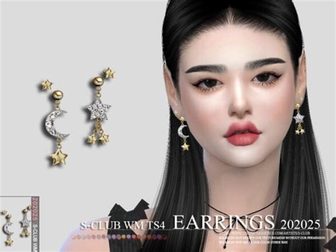 Earrings 202025 By S Club From Tsr • Sims 4 Downloads
