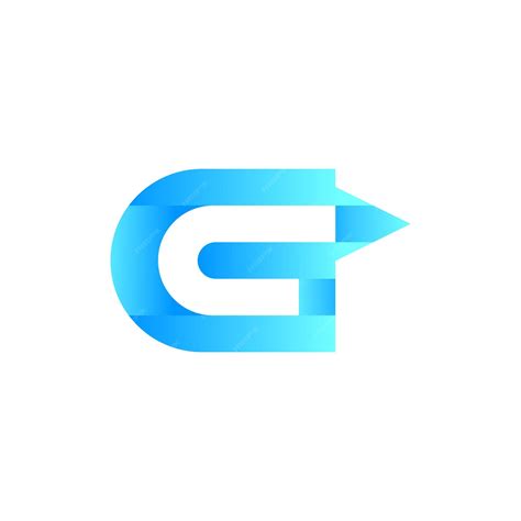 G Arrow Logo Vector Premium