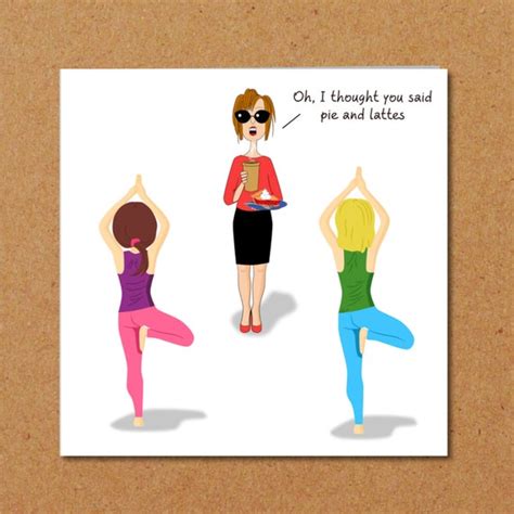 Funny Birthday Card Pilates Yoga Mindfulness Mum Mom Etsy Uk