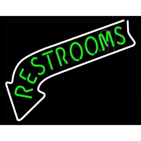 Everything Neon Restrooms Led Neon Sign 15 X 19 Inches