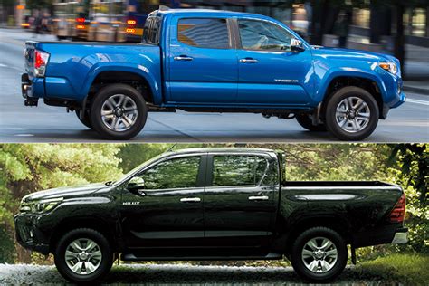 2018 Toyota Tacoma Vs 2018 Toyota Hilux Whats The Difference