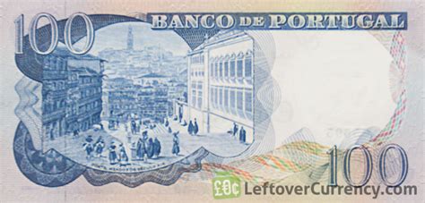 100 Portuguese Escudos Note Camilo Castelo Branco Exchange Yours