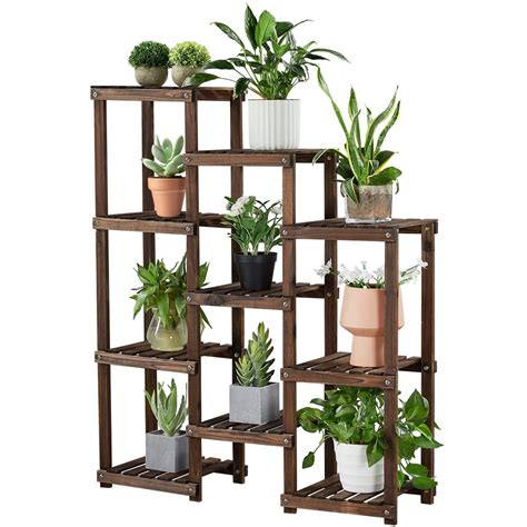 Yaheetech 7 Tier Tall Flower Stand Plant Stand With 10 Platforms Large