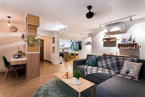 House Tour Scandinavian Style Cafe Inspired Five Room Hdb Bto Home