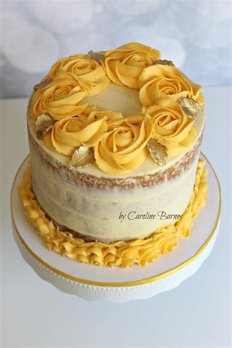 Naked Lemon Cake Decorated Cake By Love Cake Create CakesDecor
