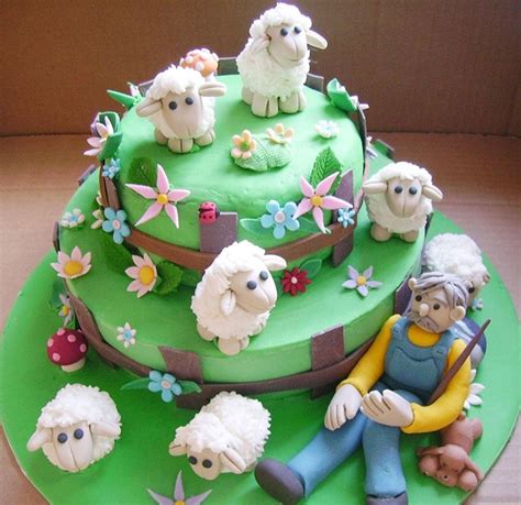 Pin P Sheep Birthday Cake Ideas Cake Ideas By