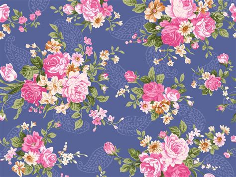 18 Vintage Floral Wallpapers Floral Patterns