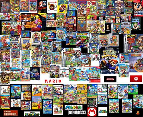 Mario Video Games Collage By Espioartwork 102 On Deviantart
