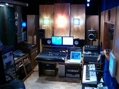 Studio Recording Setup Studios 4k Background Dj