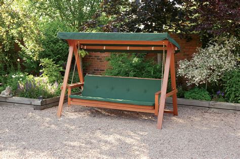 Large curved wooden garden bench seat, coton manor gardens, northamptonshire, england, uk. Quality Wooden Swing Bed 3 Seater Garden Swing Seat With ...