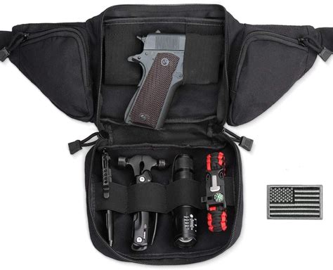 Tactical Concealed Carry Fanny Pack Holster For Byrna With Ammo Armor