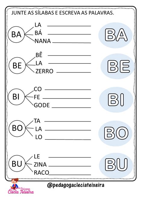 Atividades De Alfabetiza O S Labas Letras B C D F G H